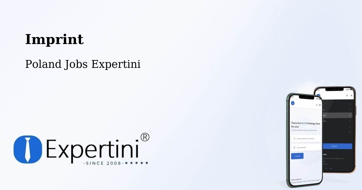 Imprint – Golina - Poland Jobs Expertini