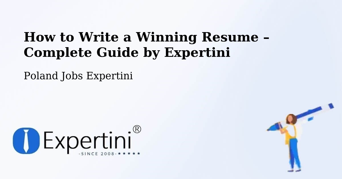Resume Writing Guide for Job Seekers – Golina - Golina, Poland Jobs Expertini
